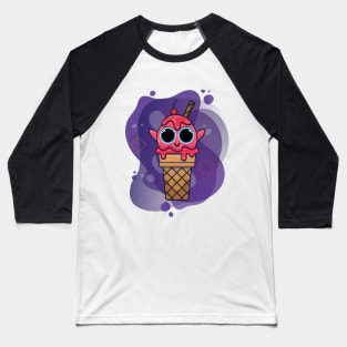 Happy ice cream emotes Baseball T-Shirt